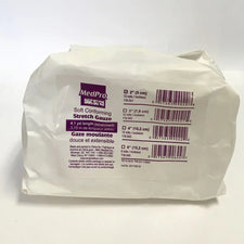 MedPro soft conforming stretch gauze rolls in white packaging for medical use