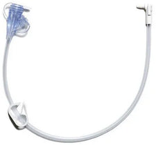 Clear oxygen nasal cannula with soft tubing for respiratory care