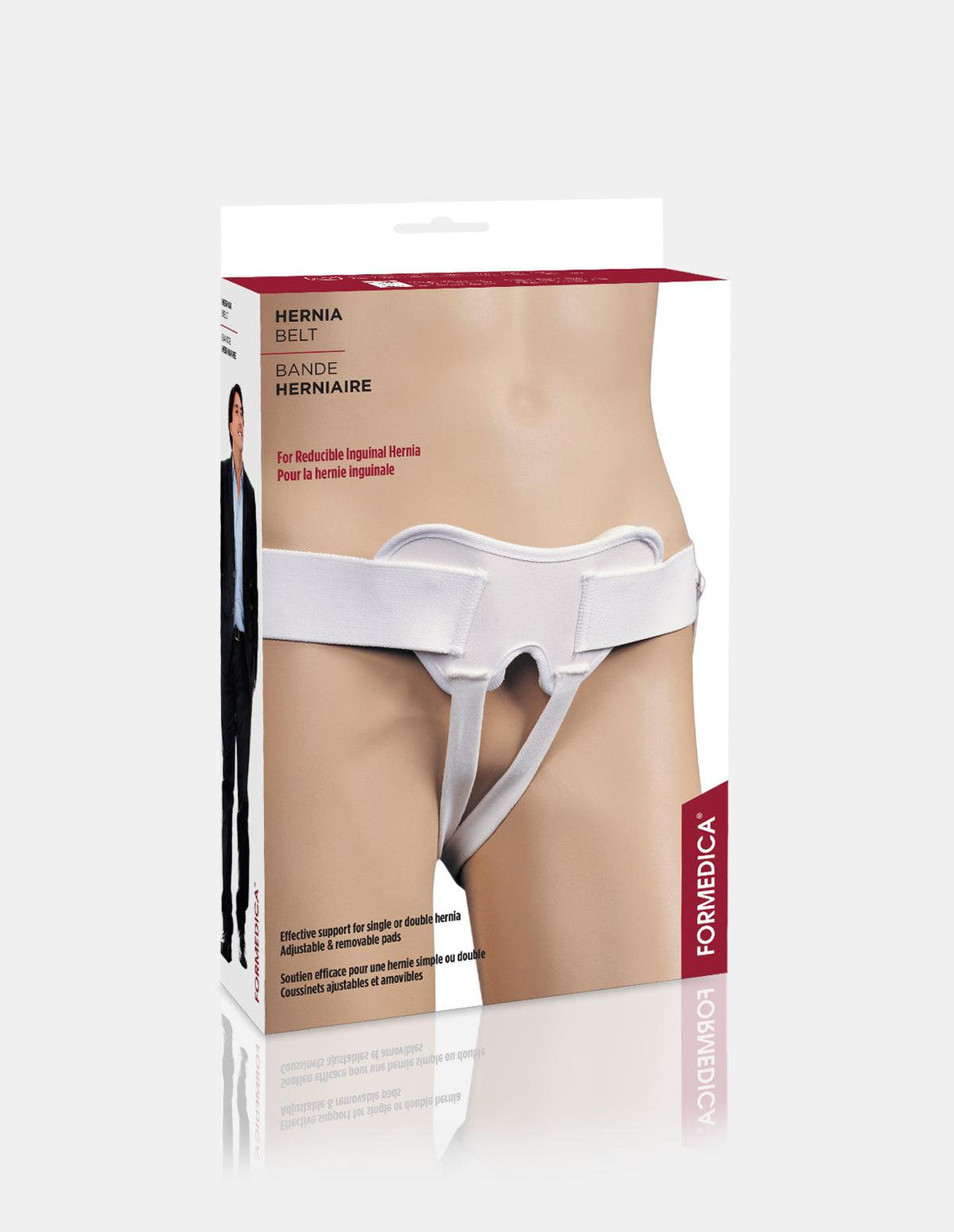 Hernia Belt Adjustable and Removable Pads