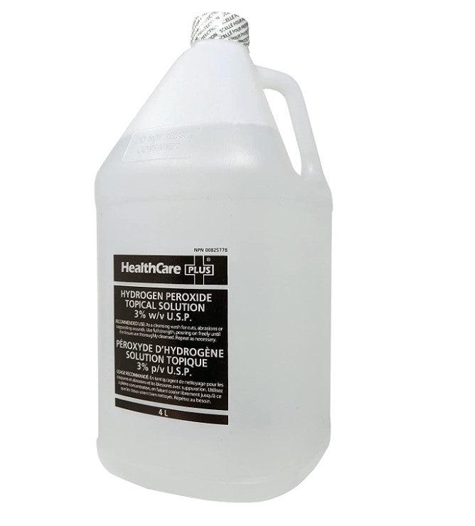 Hydrogen Peroxide Topical Solution Antiseptic 3% USP (4 Liters)