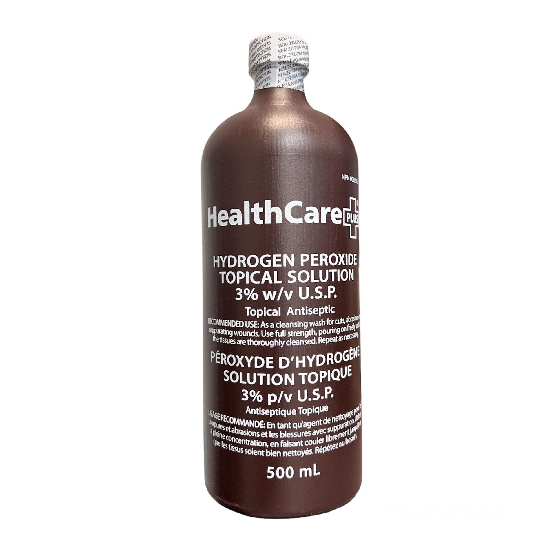 Hydrogen Peroxide Topical Solution Antiseptic 3% USP (500mL)