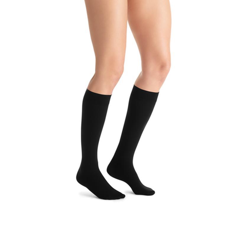 JOBST Opaque Compression Stockings 30-40 mmHg Knee High Closed Toe Classic Black X-Large