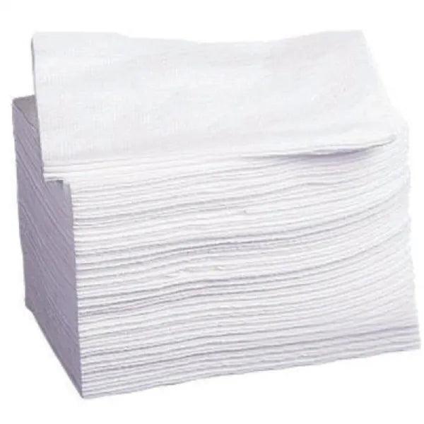 Kendall Disposable White Washcloth 10" X 13" (50/pack)