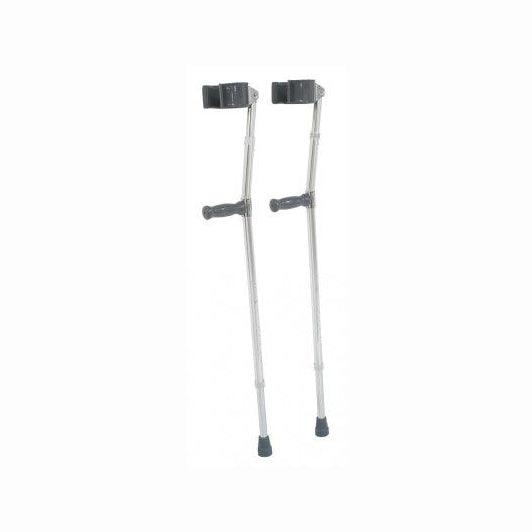 Lumex Forearm Crutches Aluminum for Adult 6350A - 1 Pair-(5' - 6'2")
