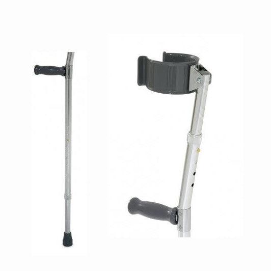 Lumex Forearm Crutches Aluminum for Adult 6350A - 1 Pair-(5' - 6'2")