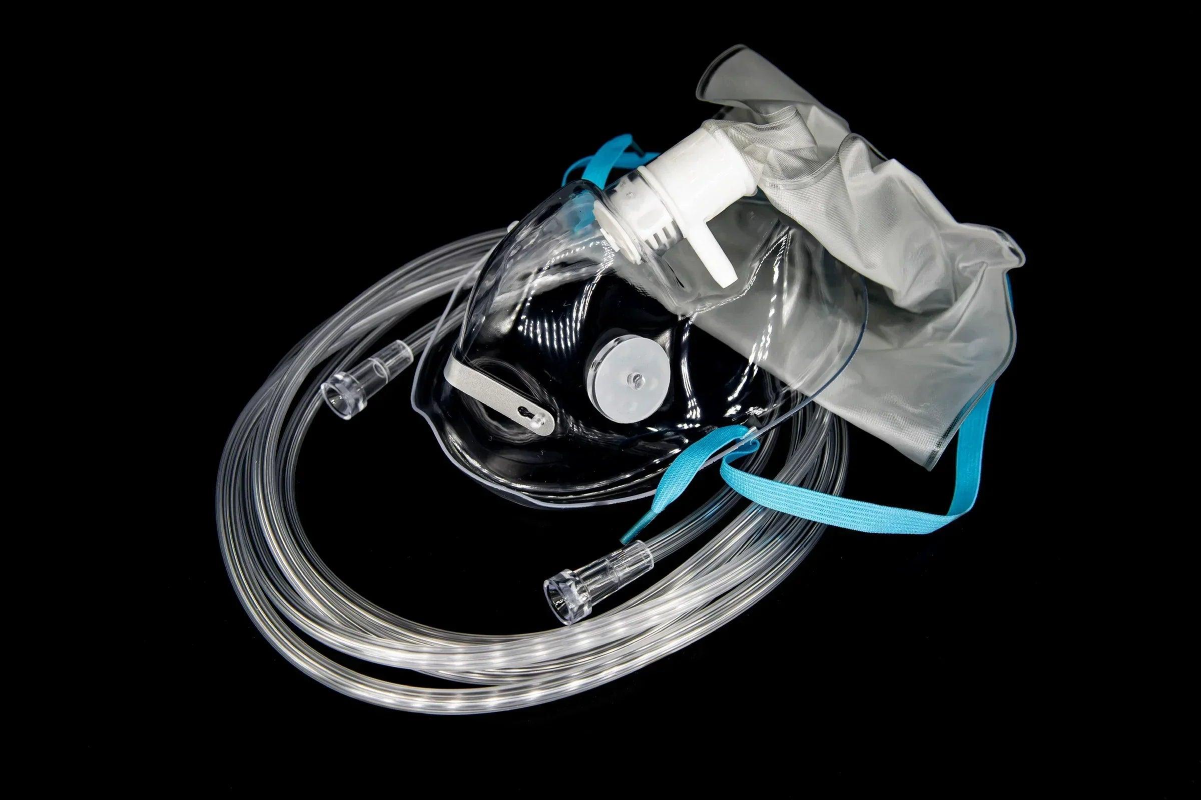 Mask Oxygen Non-rebreathing 7ft Tube W/2 Side Valve - GK1097