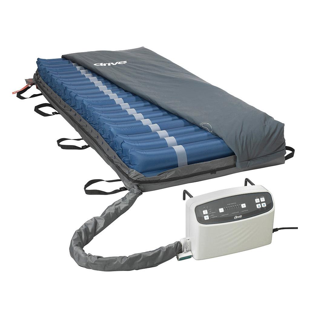 Med-Aire Plus 8" Alternating Pressure and Low Air Loss Mattress System with 10" Defined Perimeter
