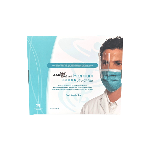 Medicom® ProShield Earloop Face Mask with Eye Shield