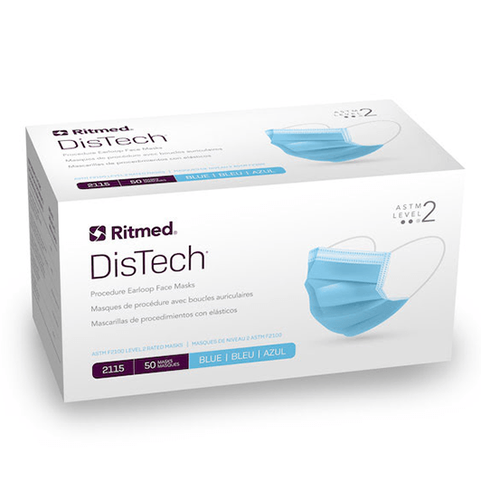 Medicom Ritmed Distech Masks- Level 2- Blue