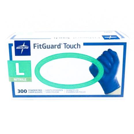 Medline Fit Guard Touch Nitrile Powder-Free Exam Gloves - Dark Blue ( 300pcs/box)