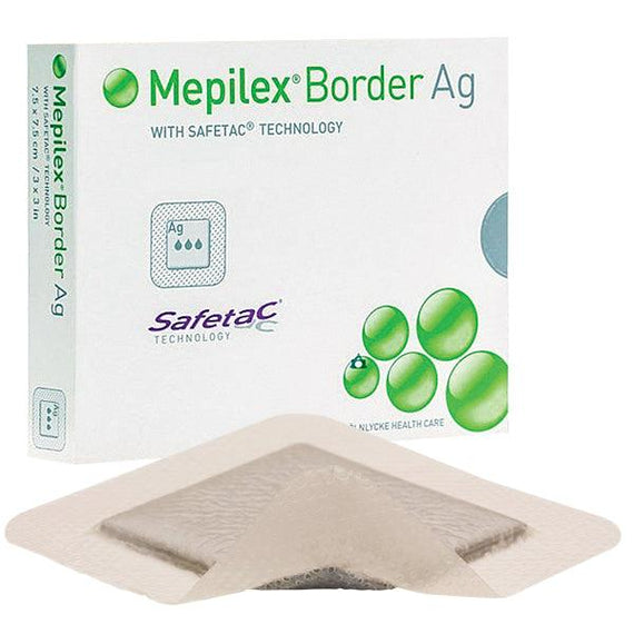 Shop Mepilex Border Ag Self Adherent Antimicrobial Soft Silicone Foam