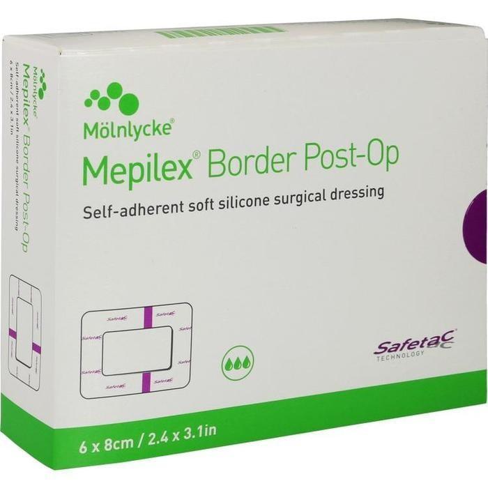 Mepilex Border Post-Op Self-adherent Soft Silicone Surgical Dressing by Molnlycke