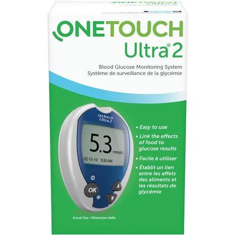 OneTouch Ultra 2 Blood Glucose Monitoring System - Complete Kit