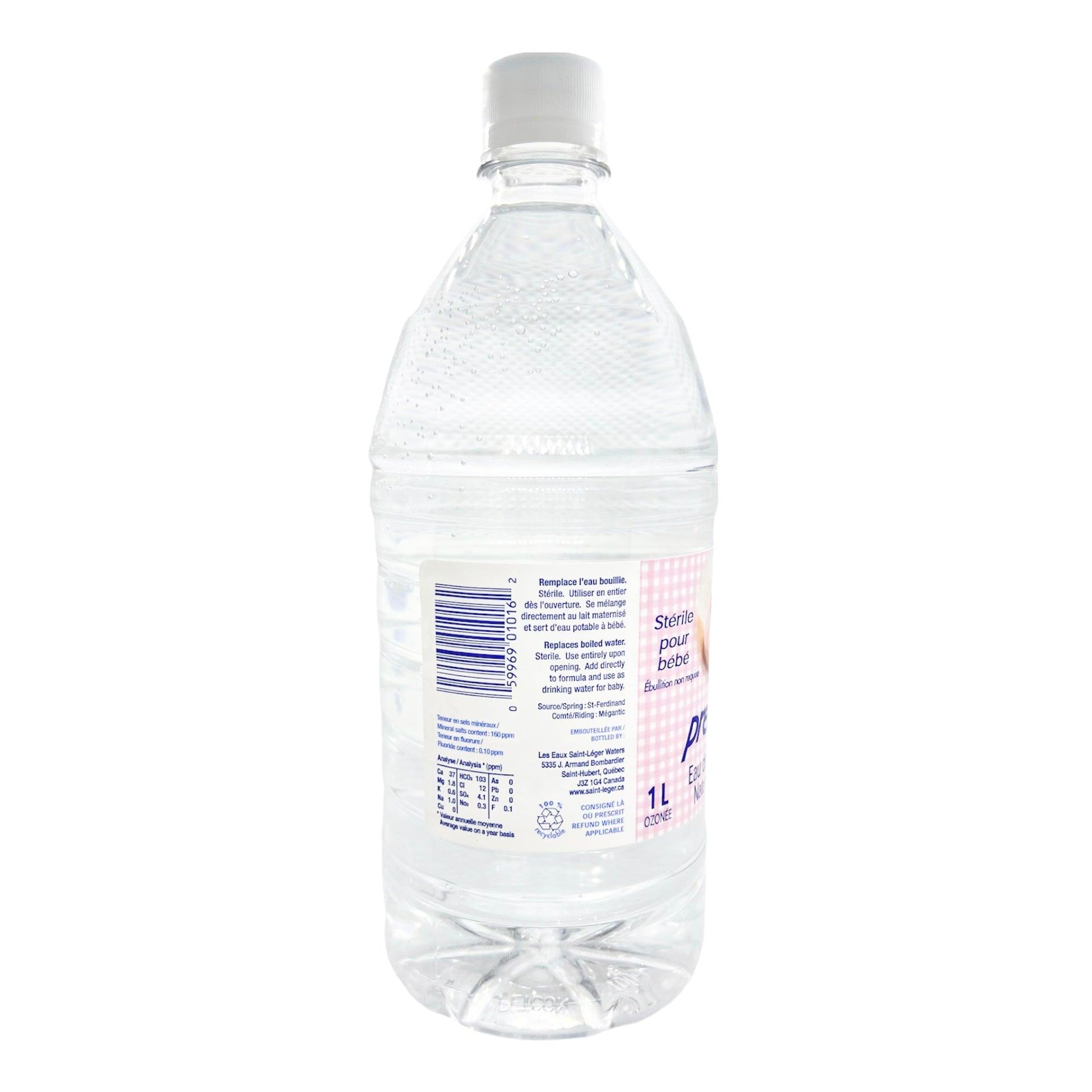 Première-O Sterile Natural Spring Water for Baby 1 L
