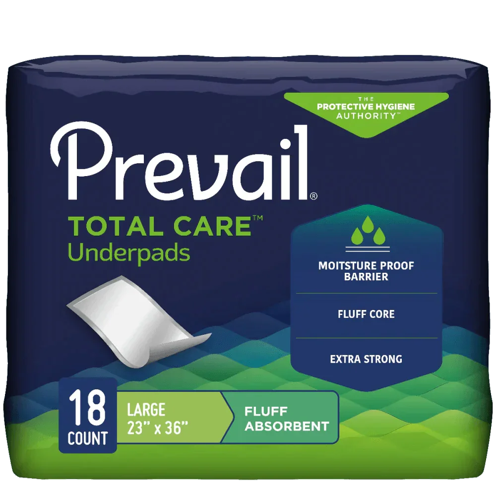 Prevail Incontinence Fluff Under Pad - 23" x 36" (18 count/bag)