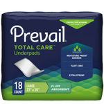Prevail Incontinence Fluff Under Pad - 23" x 36" (18 count/bag)