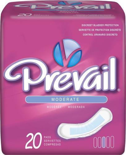 Prevail® Bladder Control Pads Moderate Case of 9 X 20s - BC-012