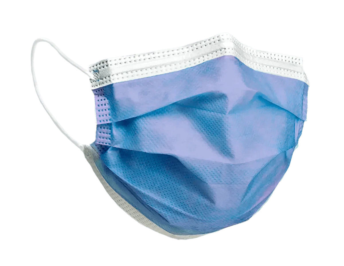 PRIMED Medical Face Mask Indigo - Anti-Fog Foam (ASTM Level 3) 4ply