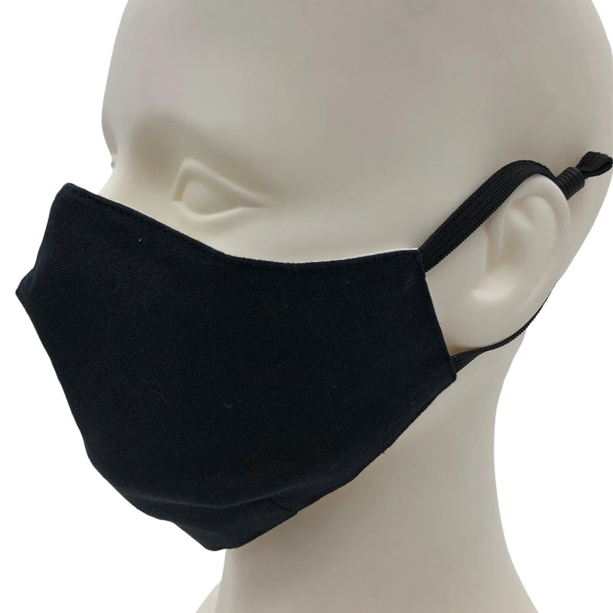 PureMajic Black 100% Cotton Cloth Mask with Maple leaf
