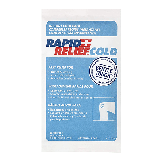 Rapid relief Instant Cold Pack 5"x 9"- Soft Surface