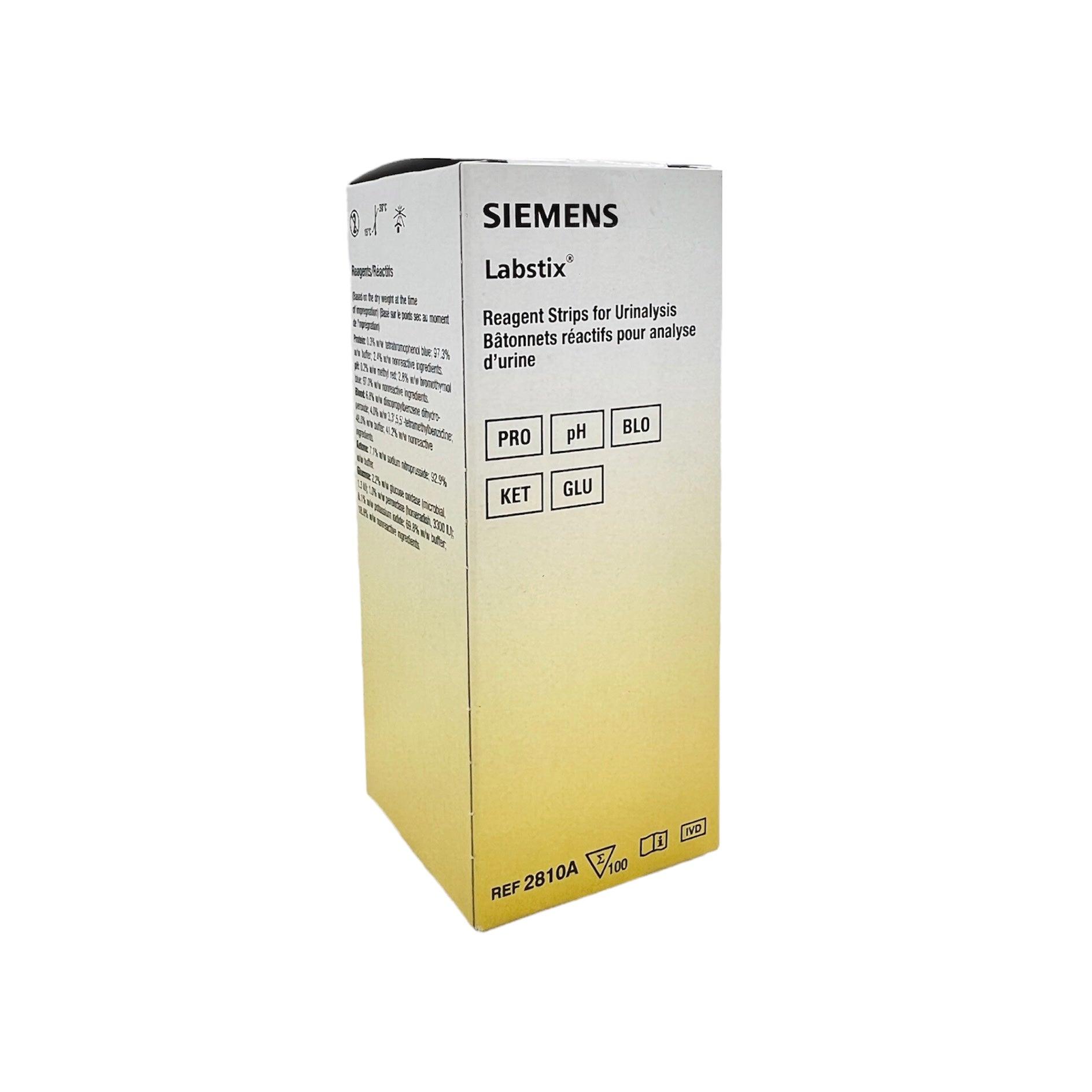 Siemens Labstix Urine Strips Tests (100 Strips/Box)