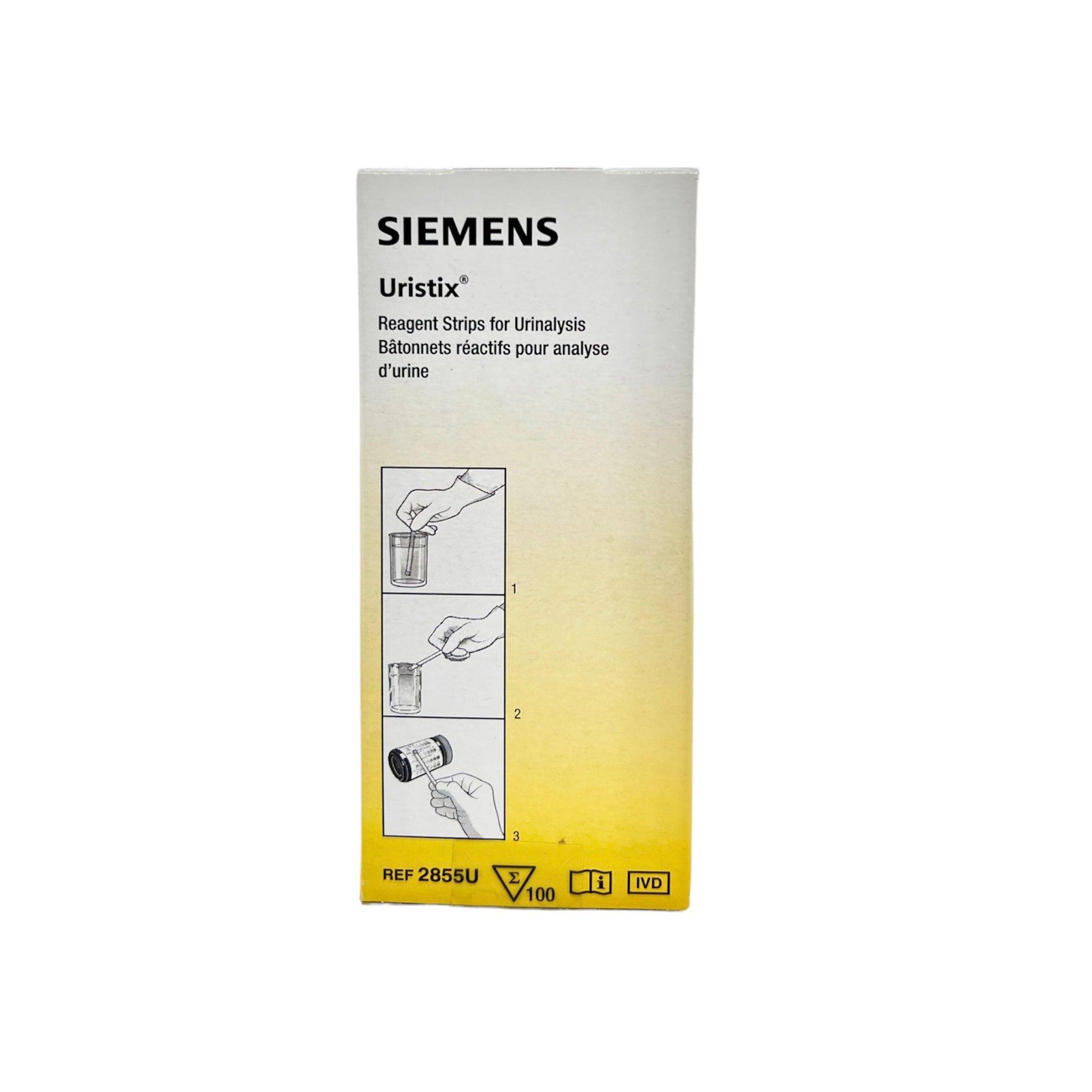 Siemens Uristix Reagent Strips for Urinalysis Tests (100 Strips/Box)