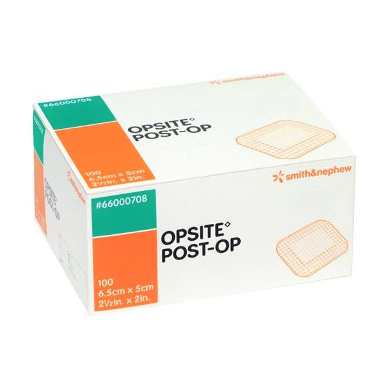 Smith & Nephew 66000708 Opsite Post-Op 6.5cm x 5cm (100pcs)