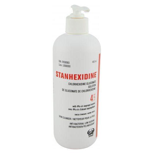 Stanhexidine 4% w/v Chlorhexidine Gluconate Solution (L0000008)- 450ml