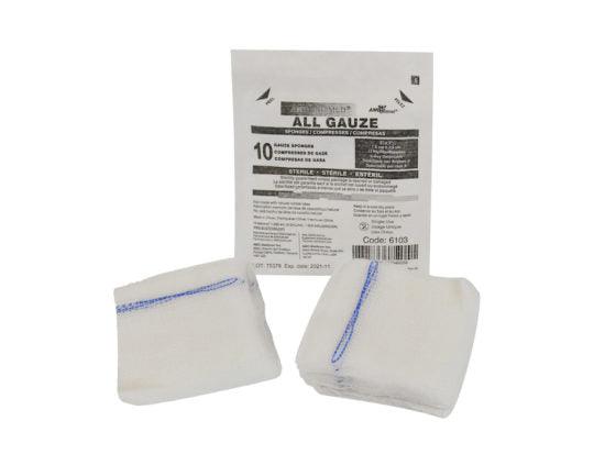 Sterile Gauze Sponges (X-Ray Detectable) 4" x 4" - 16 Ply (1000/Case )