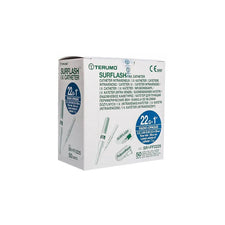 Box of Terumo Surflash 22G IV catheters, 50 units, medical intravenous supplies