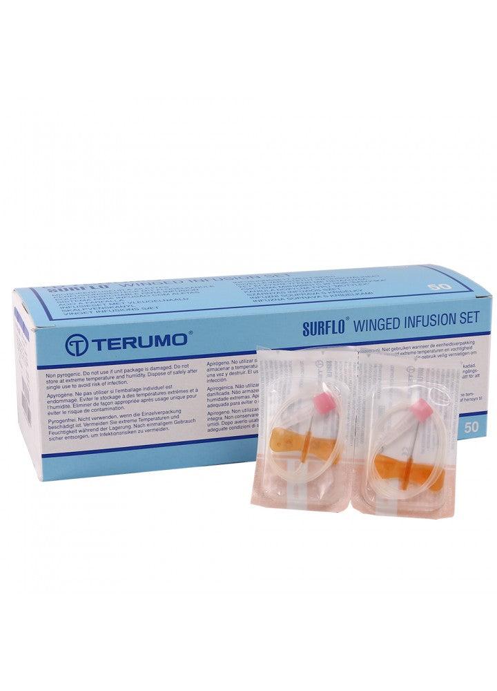 Terumo Surflo Winged Infusion Set 19G x 3/4" with 12" tubing (50/Box) SV19BLK