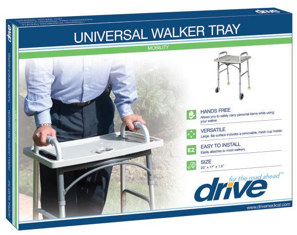 Universal Walker Tray with Cup Holders by Drive Medical