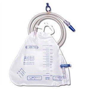 Urinary Drainage Bag 2000 ml with Anti-flux Valve Latex-free