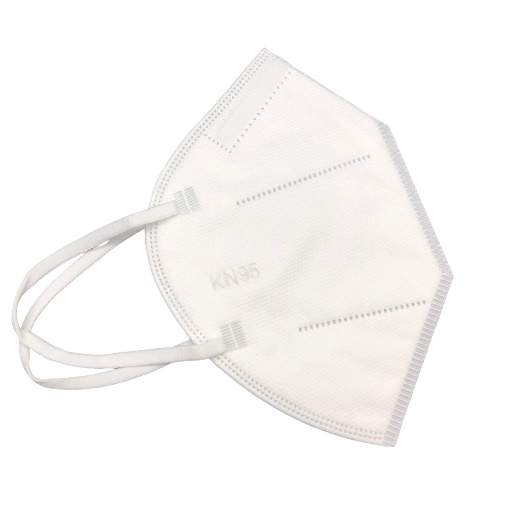 White KN95 Particulate Respirator Face Mask