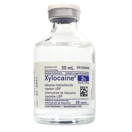 Xylocaine 2% Plain 50ml - With Preservative (325)