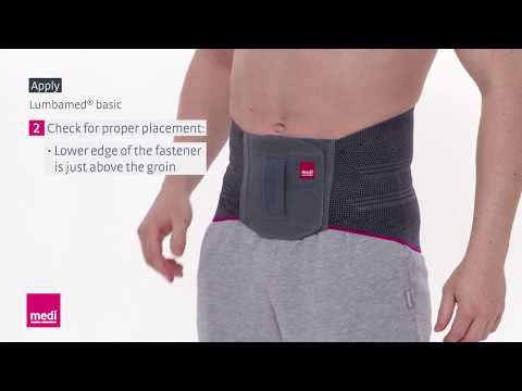 Soutien dorsal de base Medi Lumbamed pour hommes